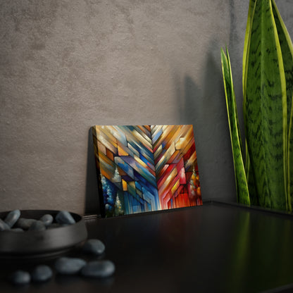 Anchored Tenets Abstraction Canvas Photo Tile