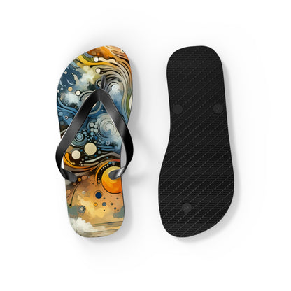 Intentional Awakening Reflection Flip Flops