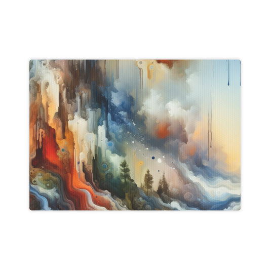 Inner Journey Abstract Canvas Photo Tile