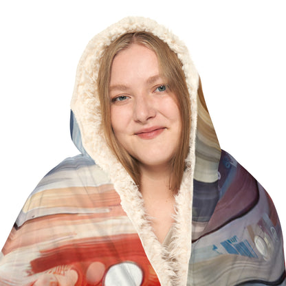 Harmonic Swirl Elegance Snuggle Blanket