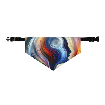 Harmonious Mindset Abstract Pet Bandana Collar