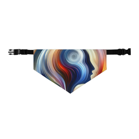 Harmonious Mindset Abstract Pet Bandana Collar
