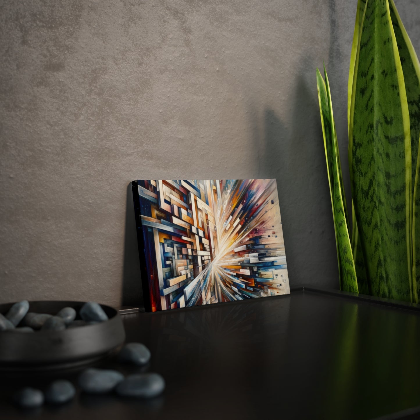 Pieces Unifying Focus Canvas Photo Tile