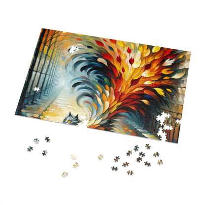 Autumn Whirlwind Escape Jigsaw Puzzle (30, 110, 252, 500,1000-Piece)