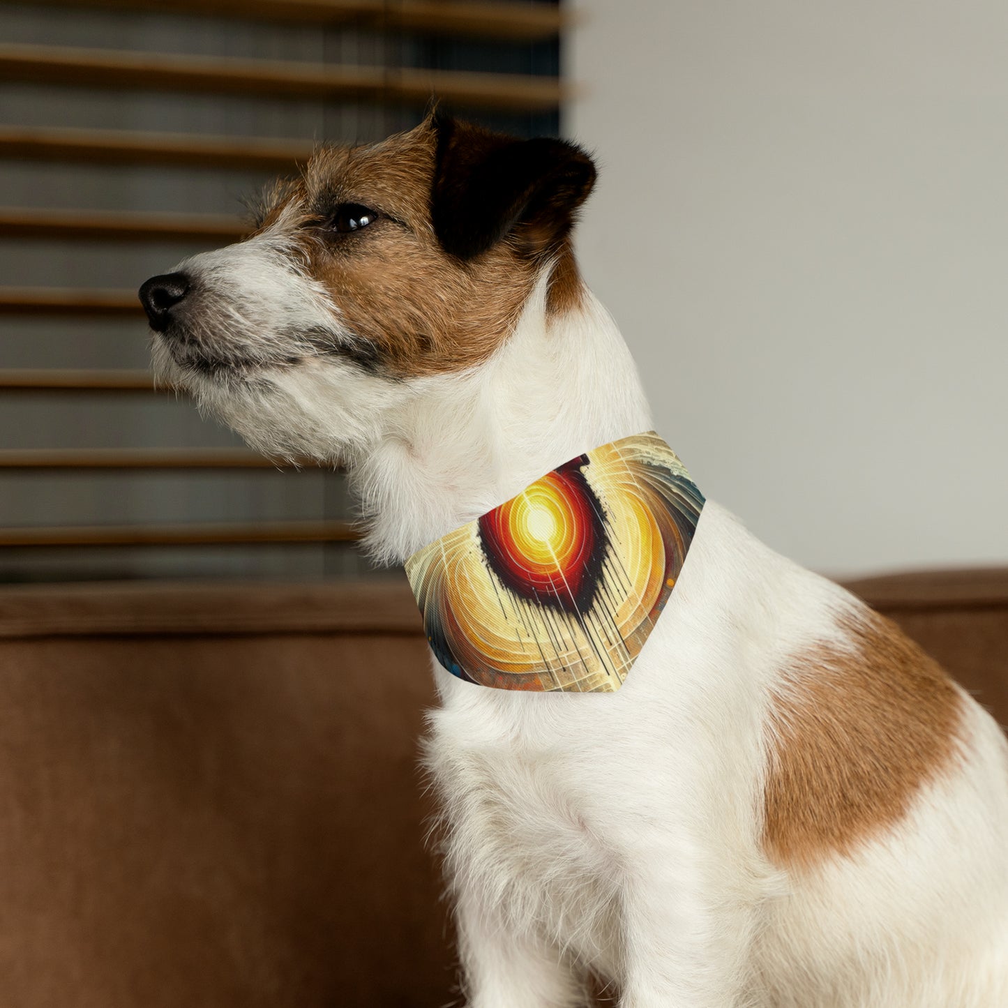 Awakened Heart Waves Pet Bandana Collar