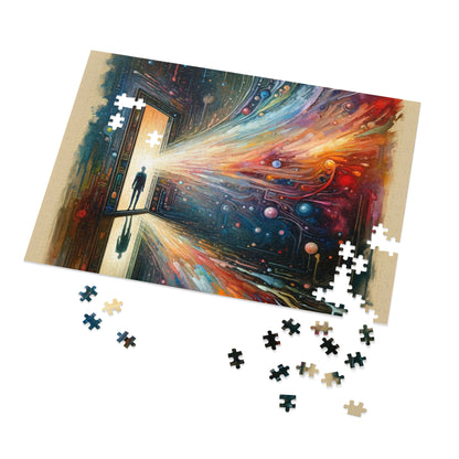 Mirror Wholeness Tachism Jigsaw Puzzle (30, 110, 252, 500,1000-Piece)