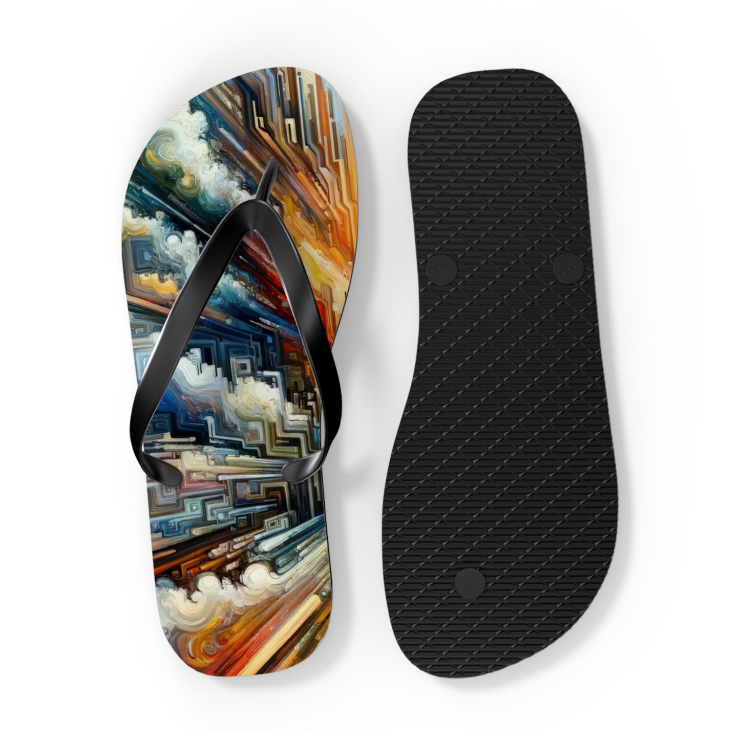 Transformative Tapestry Ascent Flip Flops