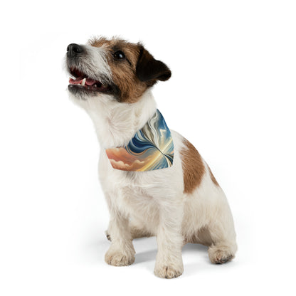 Tachism Confluence Harmony Pet Bandana Collar