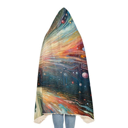 Mirror Wholeness Tachism Snuggle Blanket