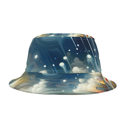 Grounding Silver Clouds Bucket Hat (AOP)