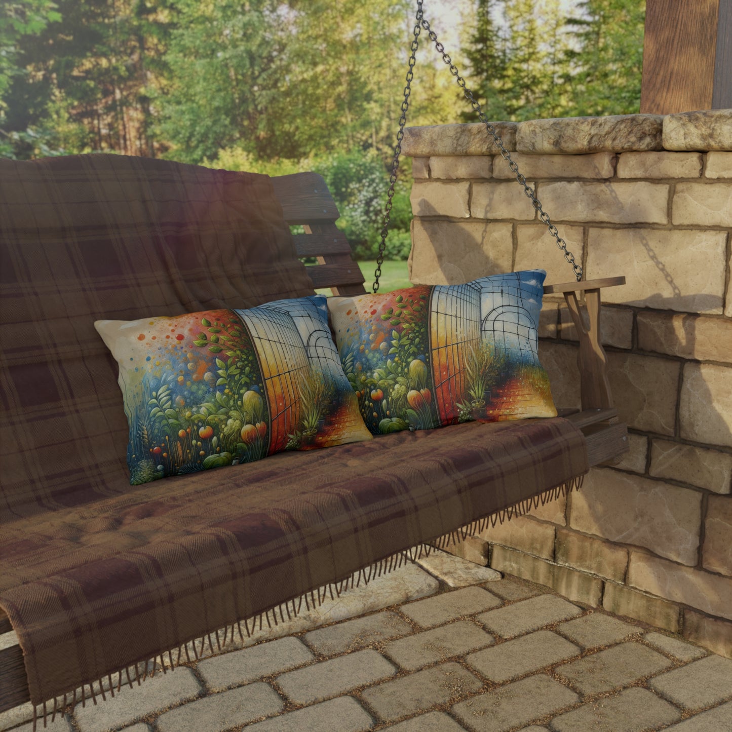 Greenhouse Digital Genesis Outdoor Pillows