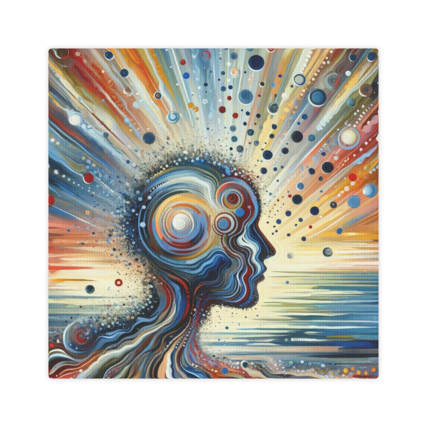 Conscious Ripple Influence Canvas Photo Tile
