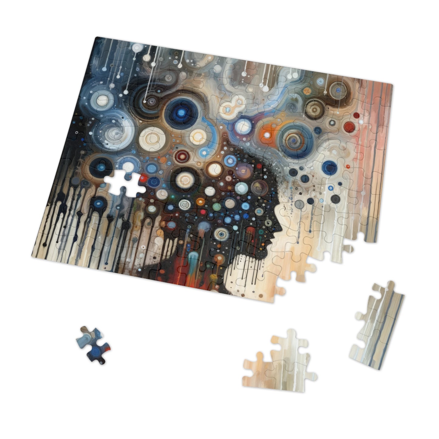 Universal Personal Tachism Jigsaw Puzzle (30, 110, 252, 500,1000-Piece)