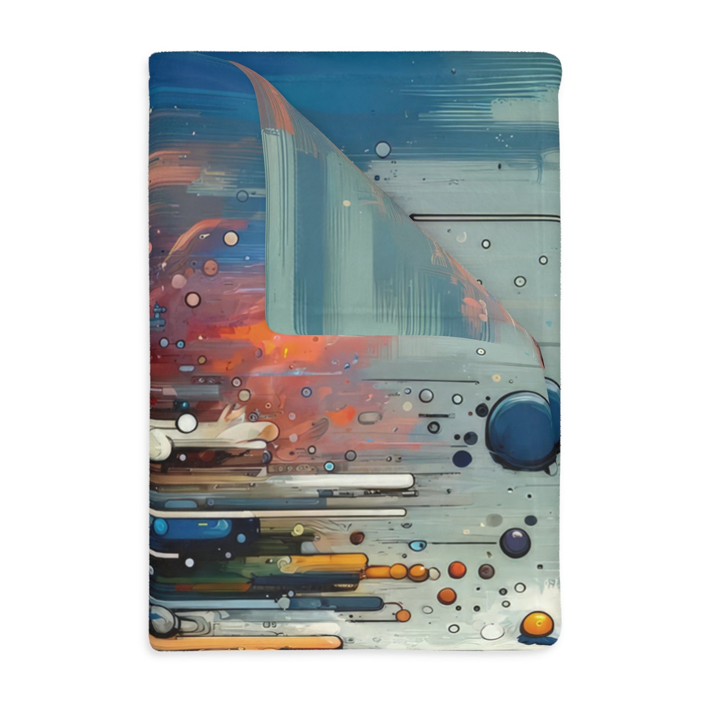 Coherent Change Visualization Velveteen Microfiber Blanket (Two-sided print)