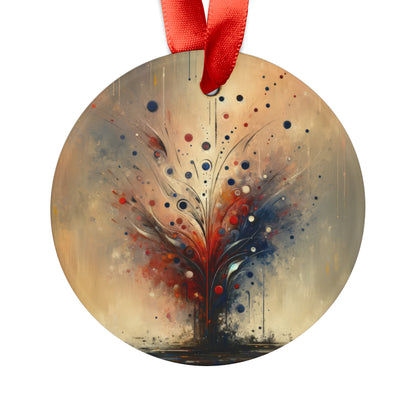 Whispering Thoughts Emergence Acrylic Ornament with Ribbon