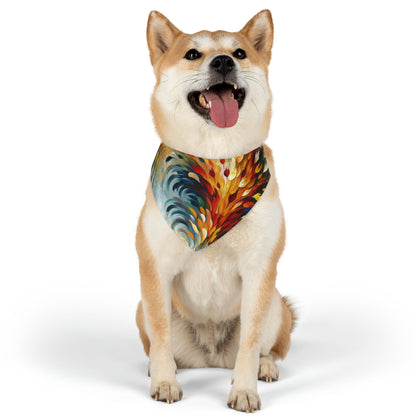 Autumn Whirlwind Escape Pet Bandana Collar