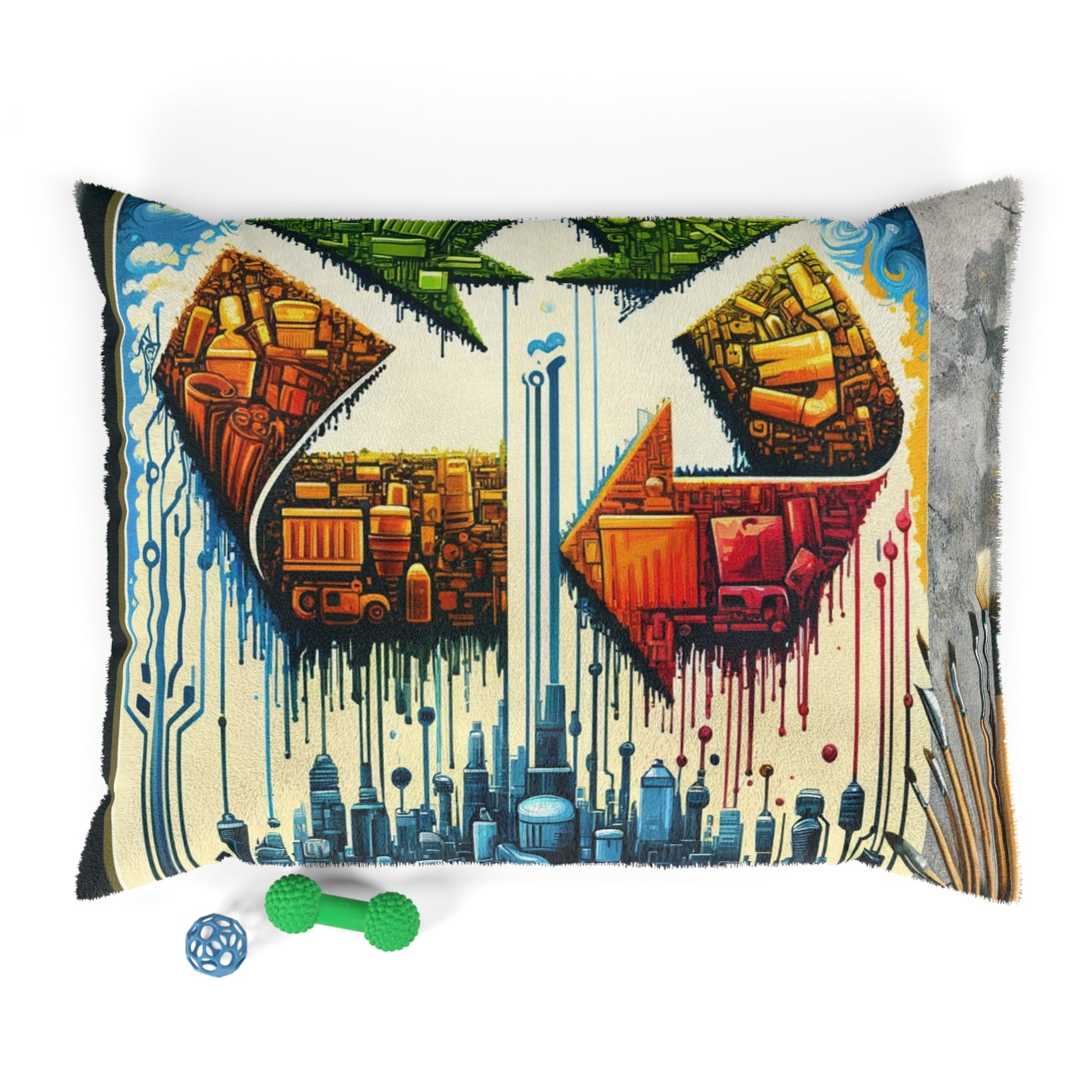 Upcycling Lifecycle Artistry Pet Bed
