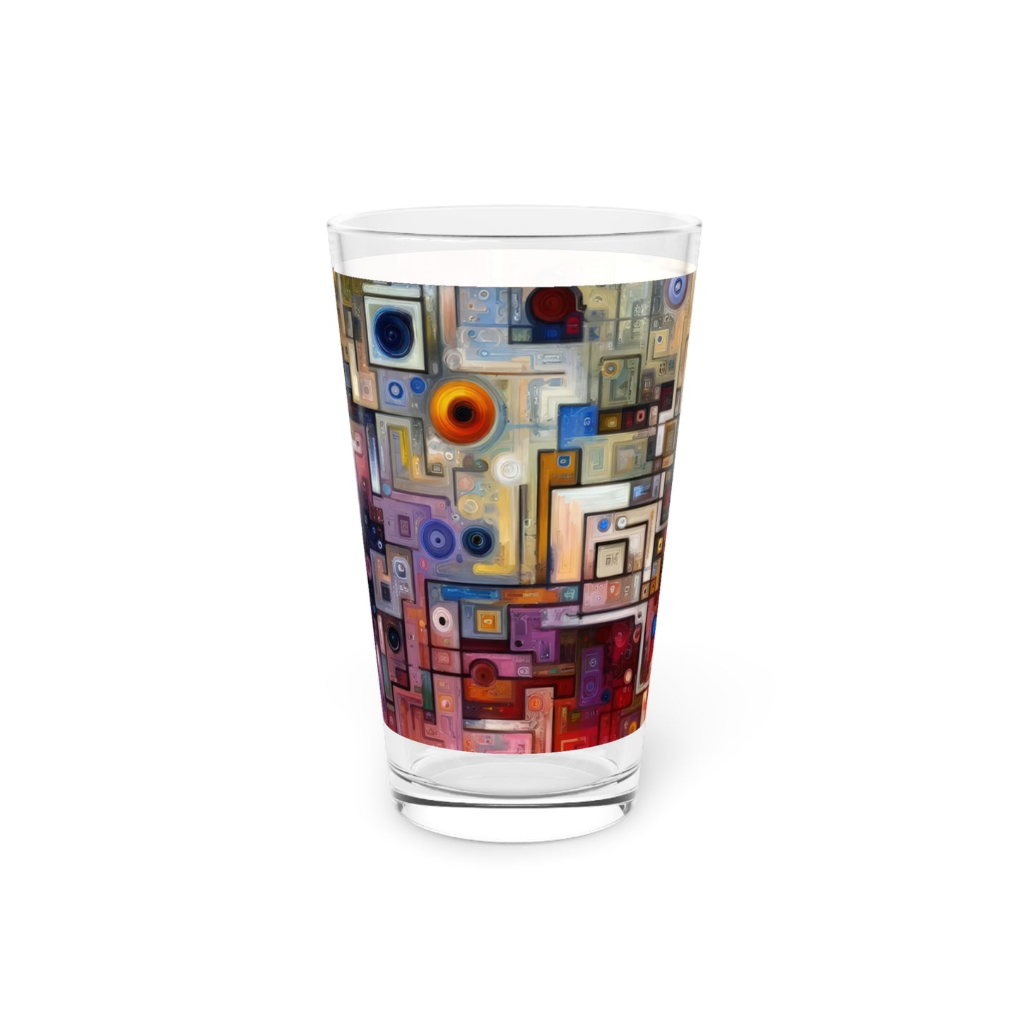 Witty Conversation Tapestry Pint Glass, 16oz