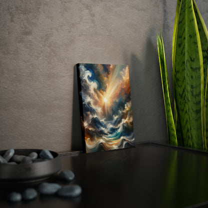 Tumultuous Sea Enlightenment Canvas Photo Tile