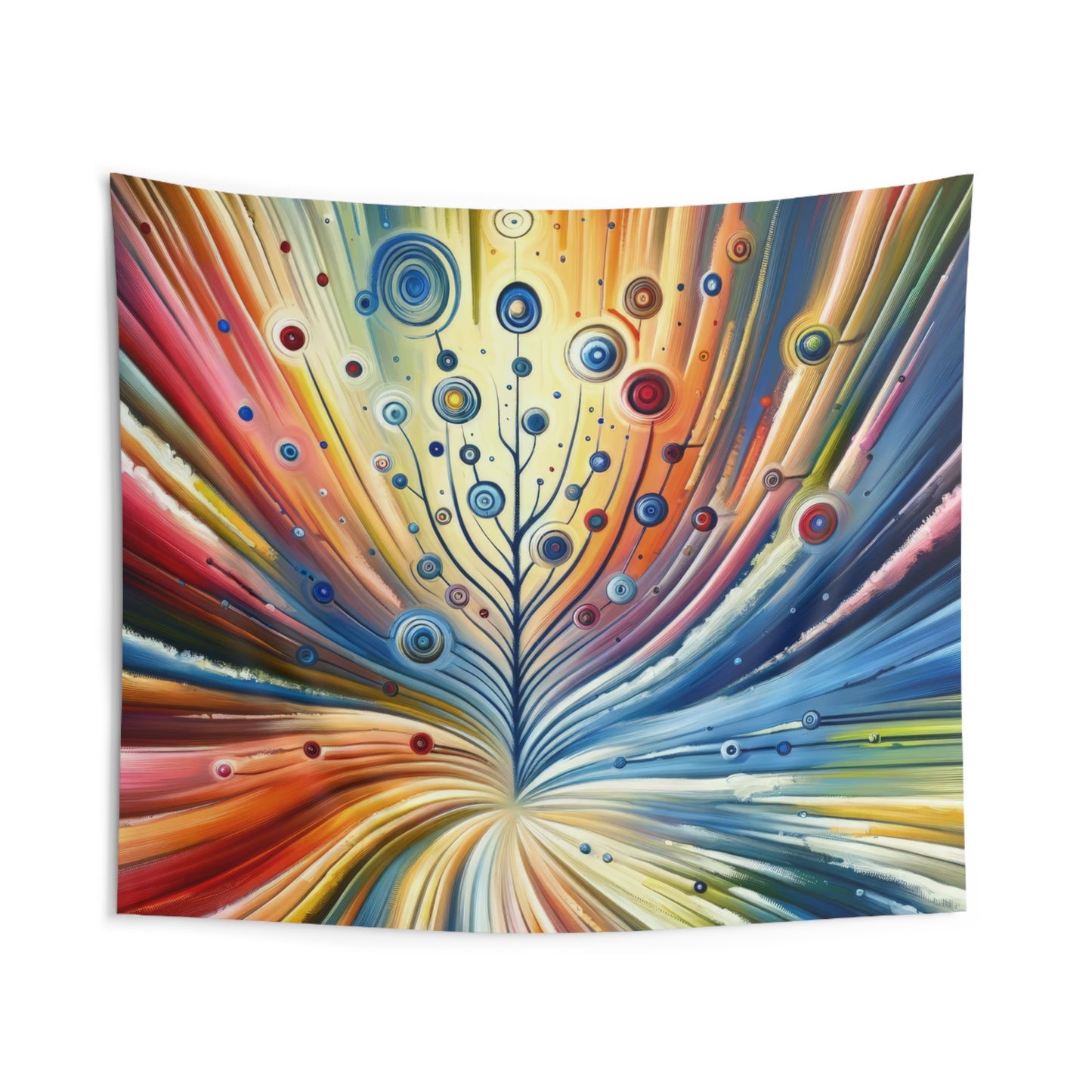 Sustainable Ripple Abstract Indoor Wall Tapestries