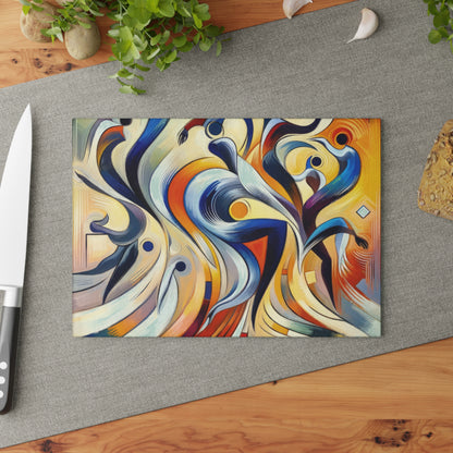 Wisdom Dance Inquiry Glass Cutting Board