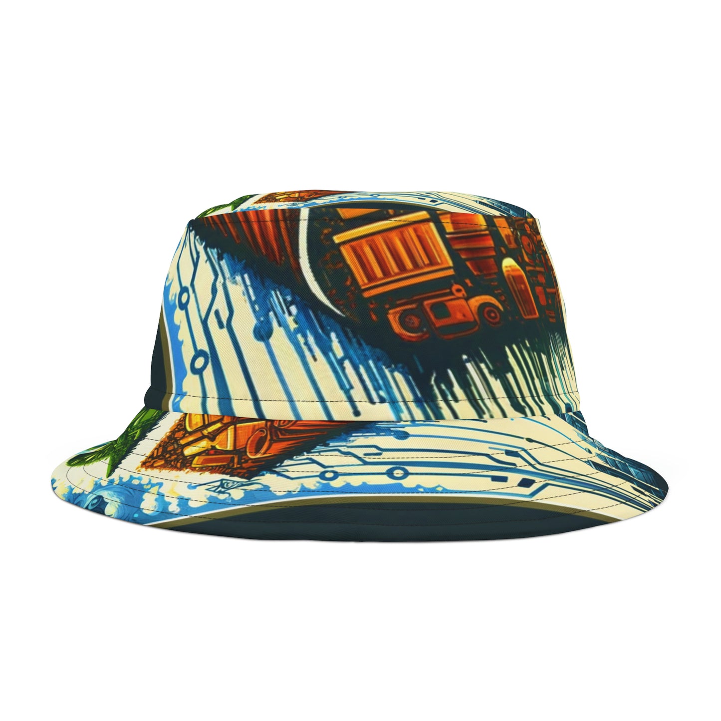 Upcycling Lifecycle Artistry Bucket Hat (AOP)