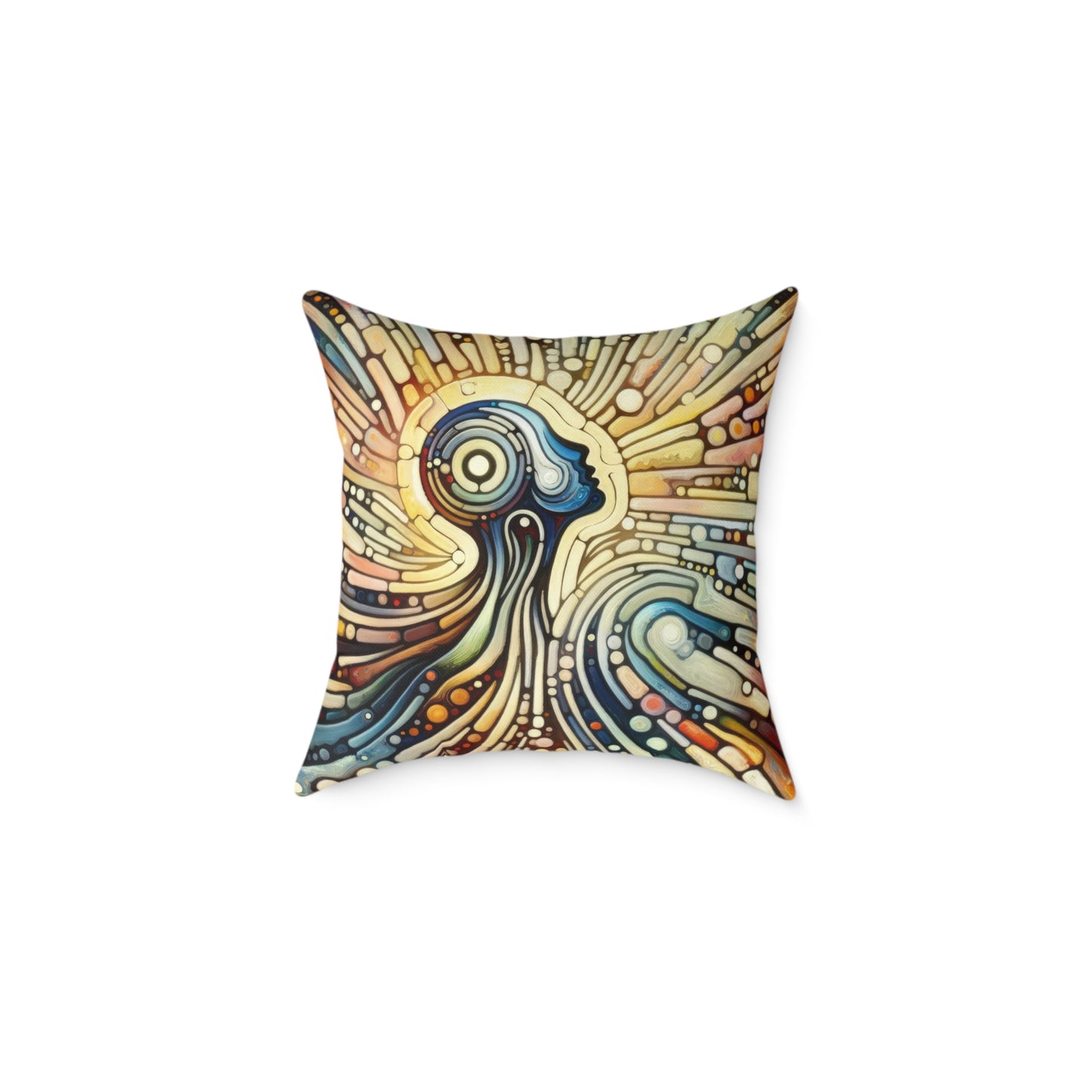Inner Mosaic Kindness Spun Polyester Pillow