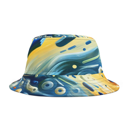 Swipe Connection Tachism Bucket Hat (AOP)
