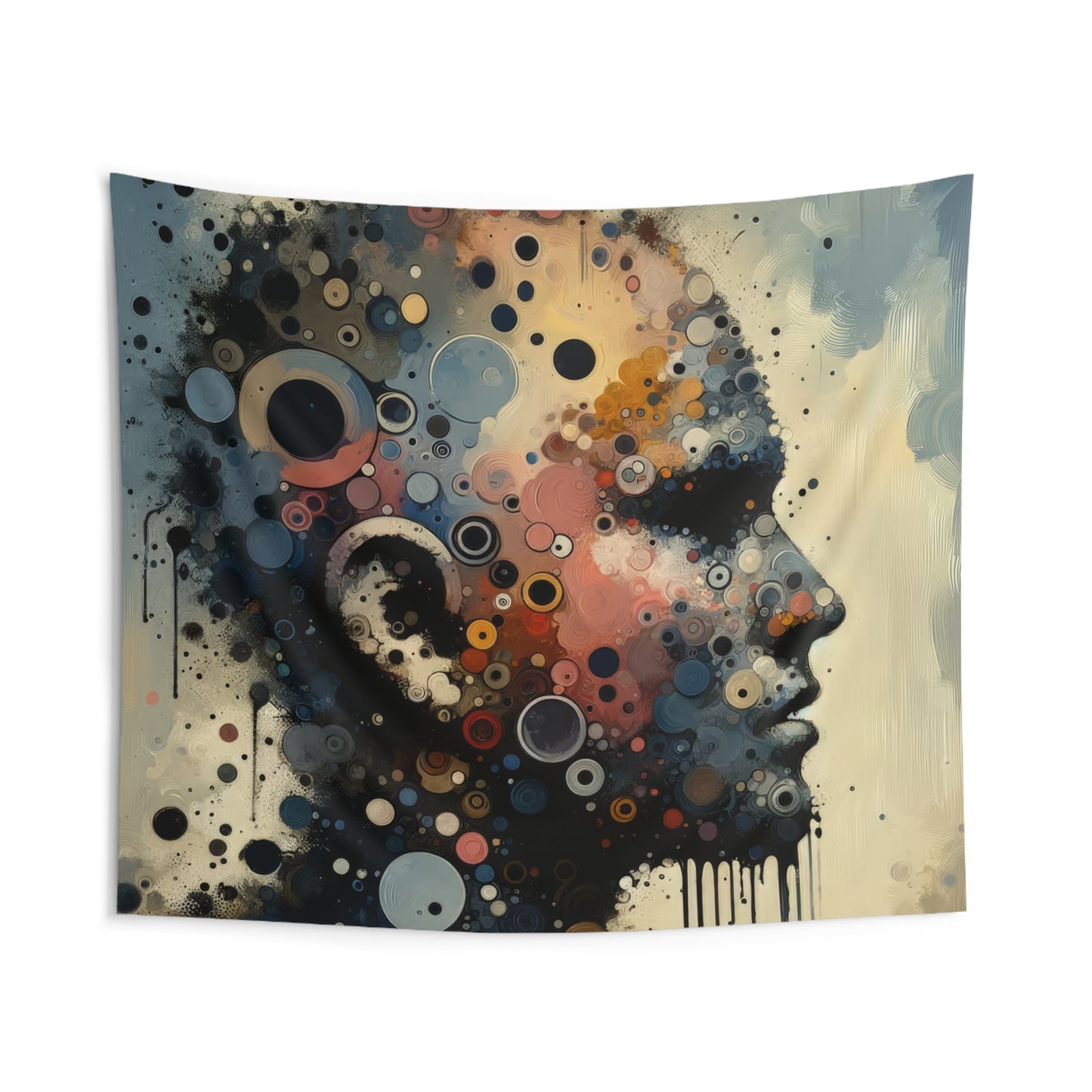 Reflective Tachism Contemplation Indoor Wall Tapestries