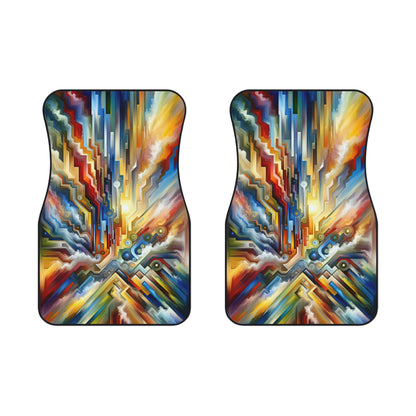 Unity Abstract Vibrancy Car Mats (2x Front)