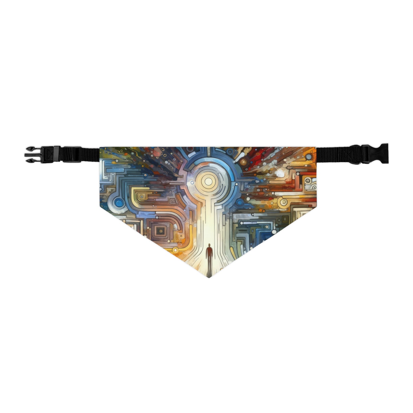 Converging Unity Path Pet Bandana Collar