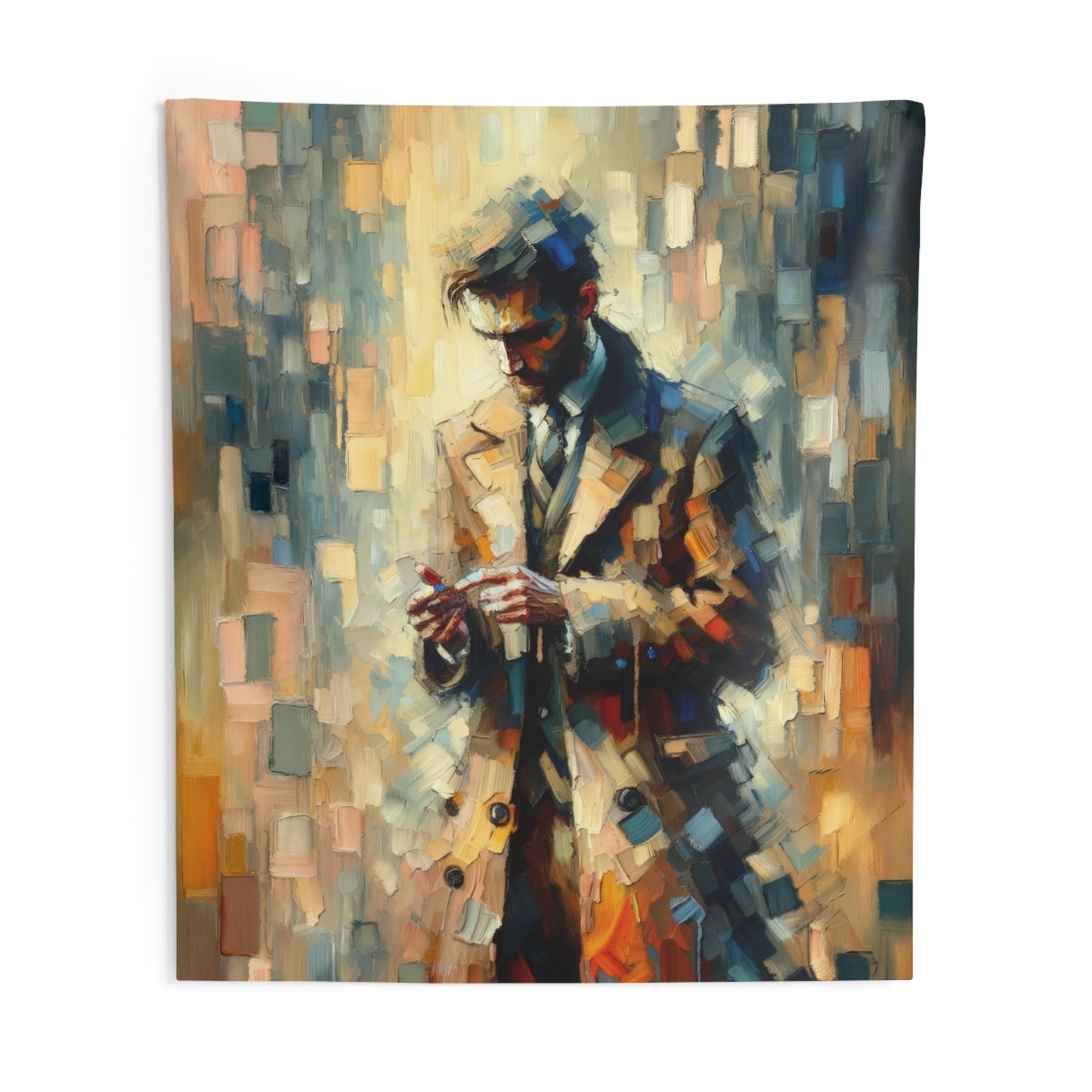 Urban Tachism Encounter Indoor Wall Tapestries