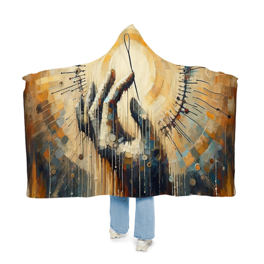 Sovereign Reflective Tachism Snuggle Blanket