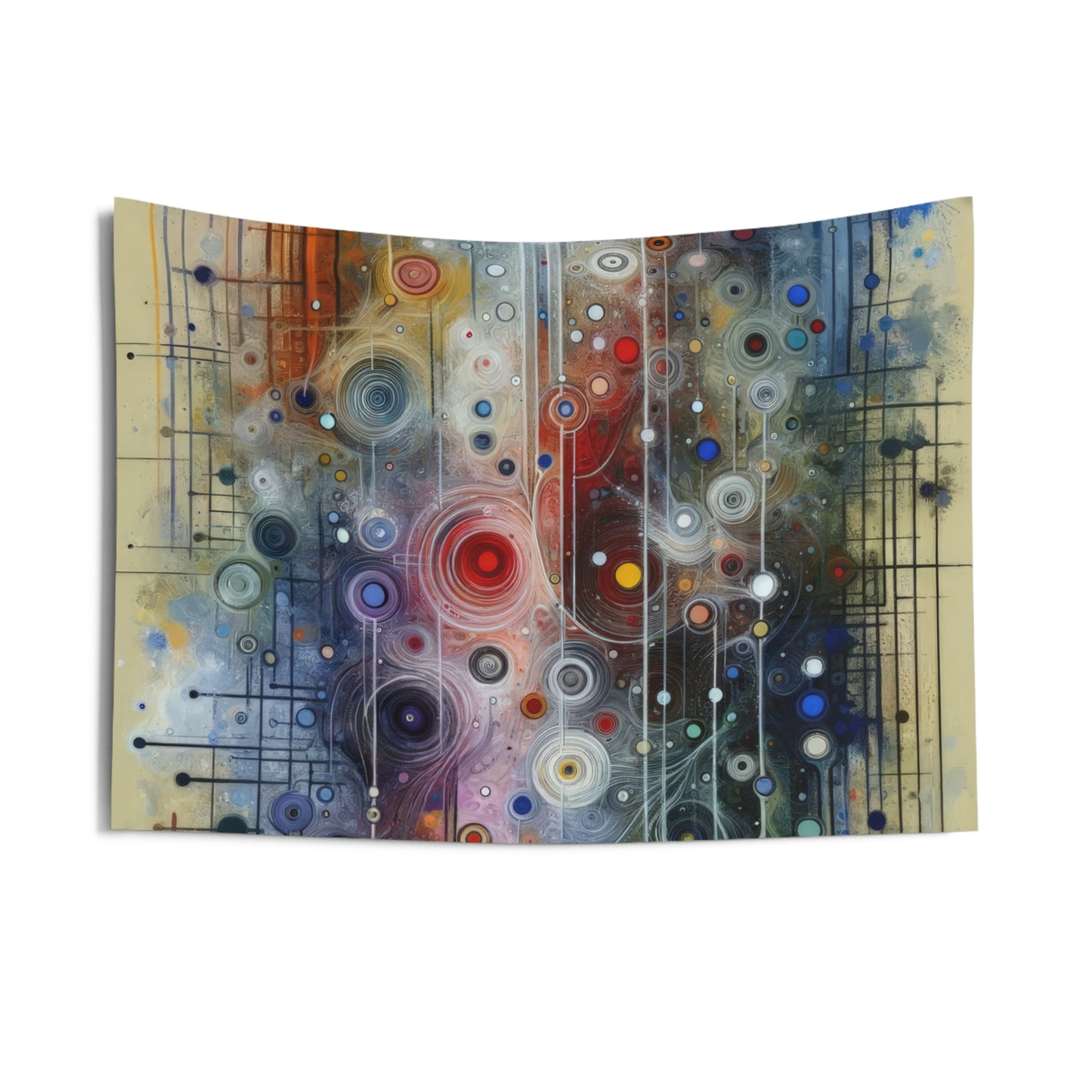 Awakenings Interconnectedness Tachism Indoor Wall Tapestries