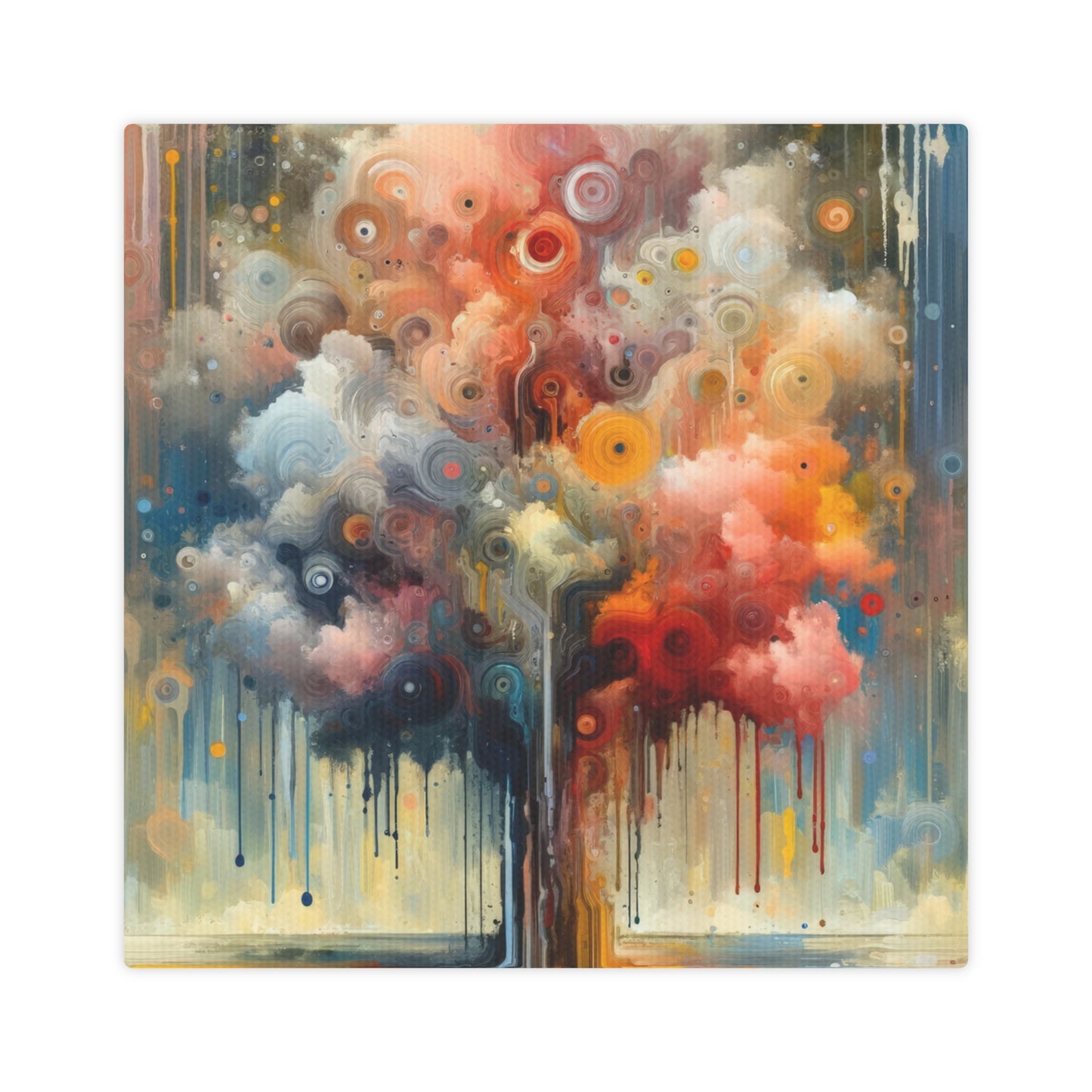 Abstract Beliefs Reflection Canvas Photo Tile