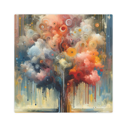 Abstract Beliefs Reflection Canvas Photo Tile