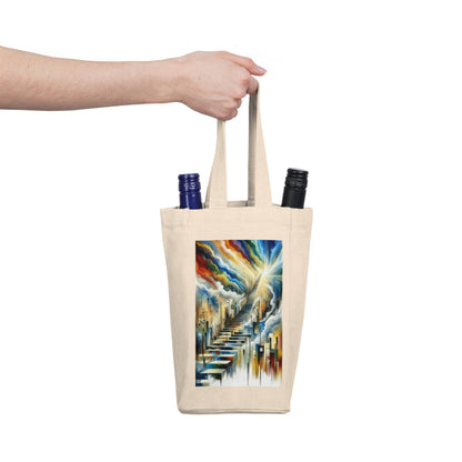 Visionary Evolutionary Progress Double Wine Tote Bag