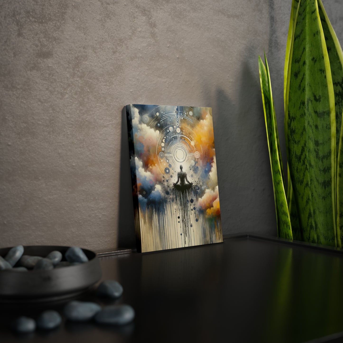 Mindful Transformation Profundity Canvas Photo Tile