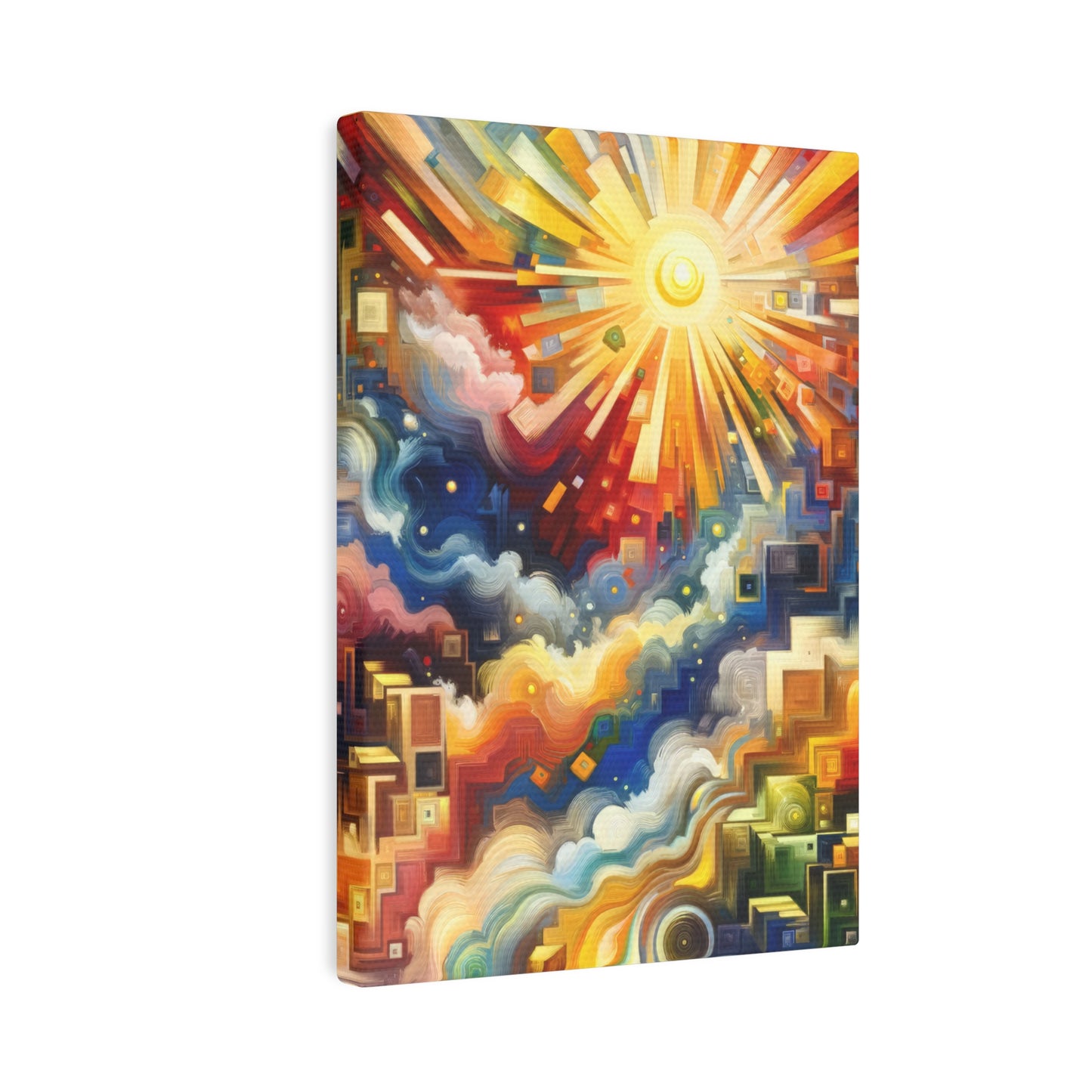 Abundant Resources Burst Canvas Photo Tile