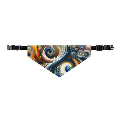 Paradoxical Embrace Tachism Pet Bandana Collar