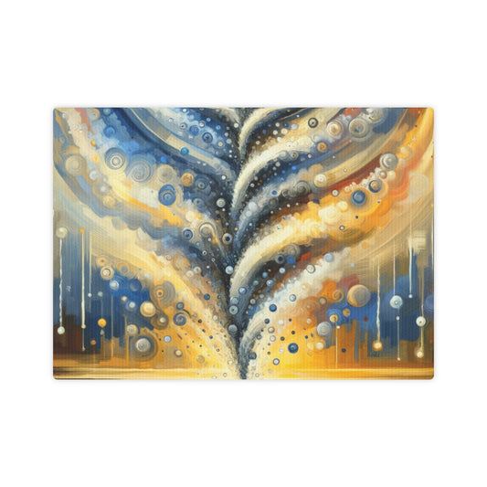 Ripple Effect Abstraction Canvas Photo Tile