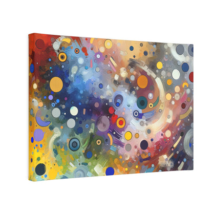 Humorous Unified Tachism Canvas Photo Tile