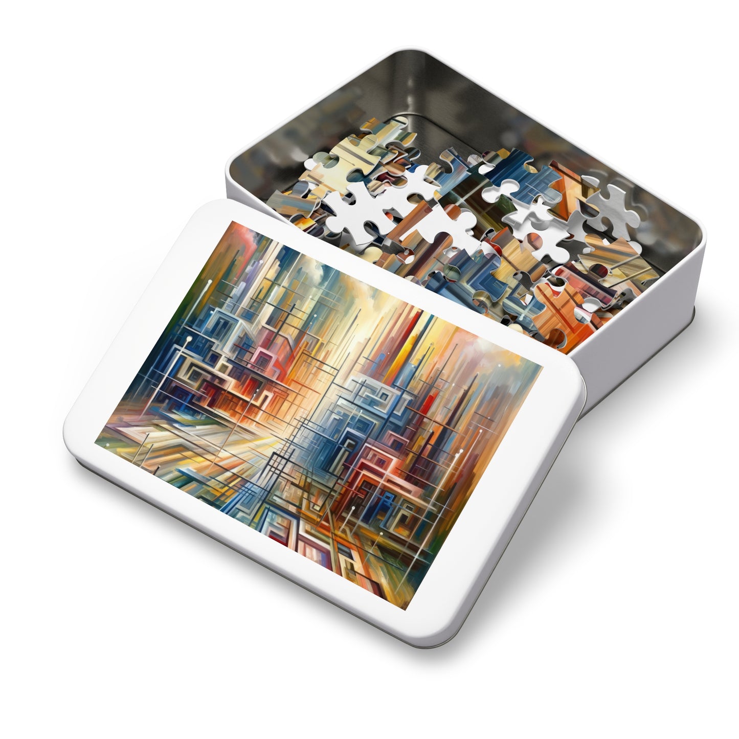 Urban Flow Interconnectedness Jigsaw Puzzle (30, 110, 252, 500,1000-Piece)