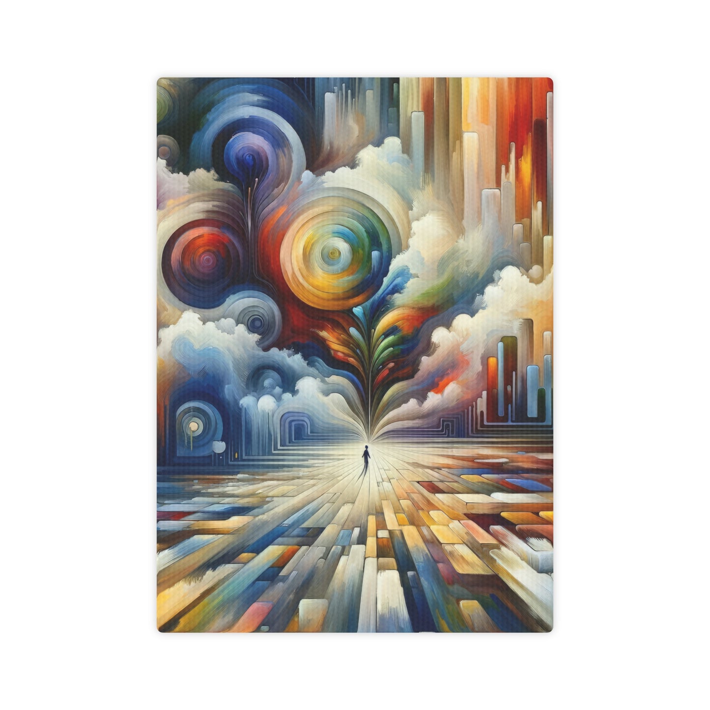 Sensory Thought Awakening Canvas Photo Tile