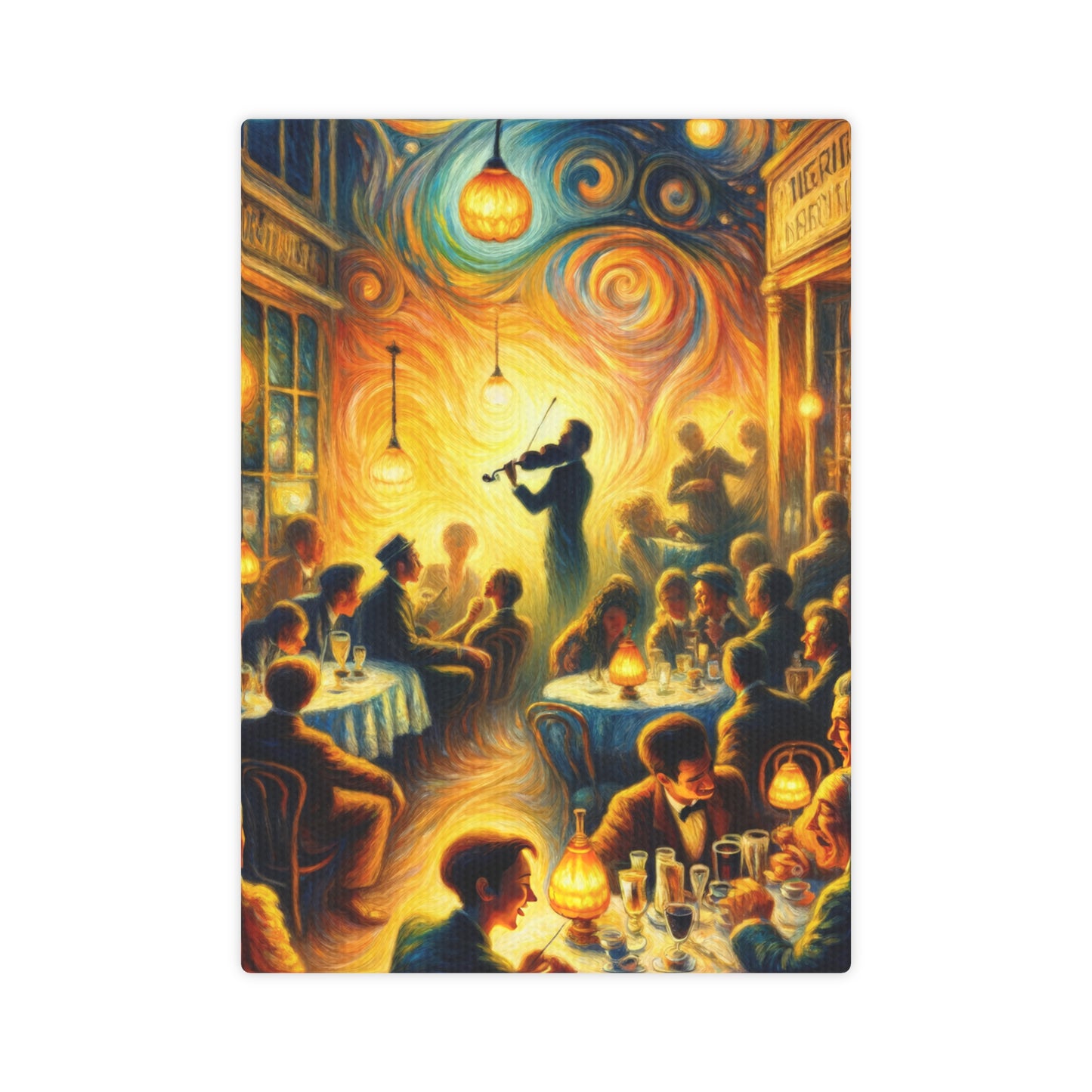 Bistro Emotive Entry Canvas Photo Tile