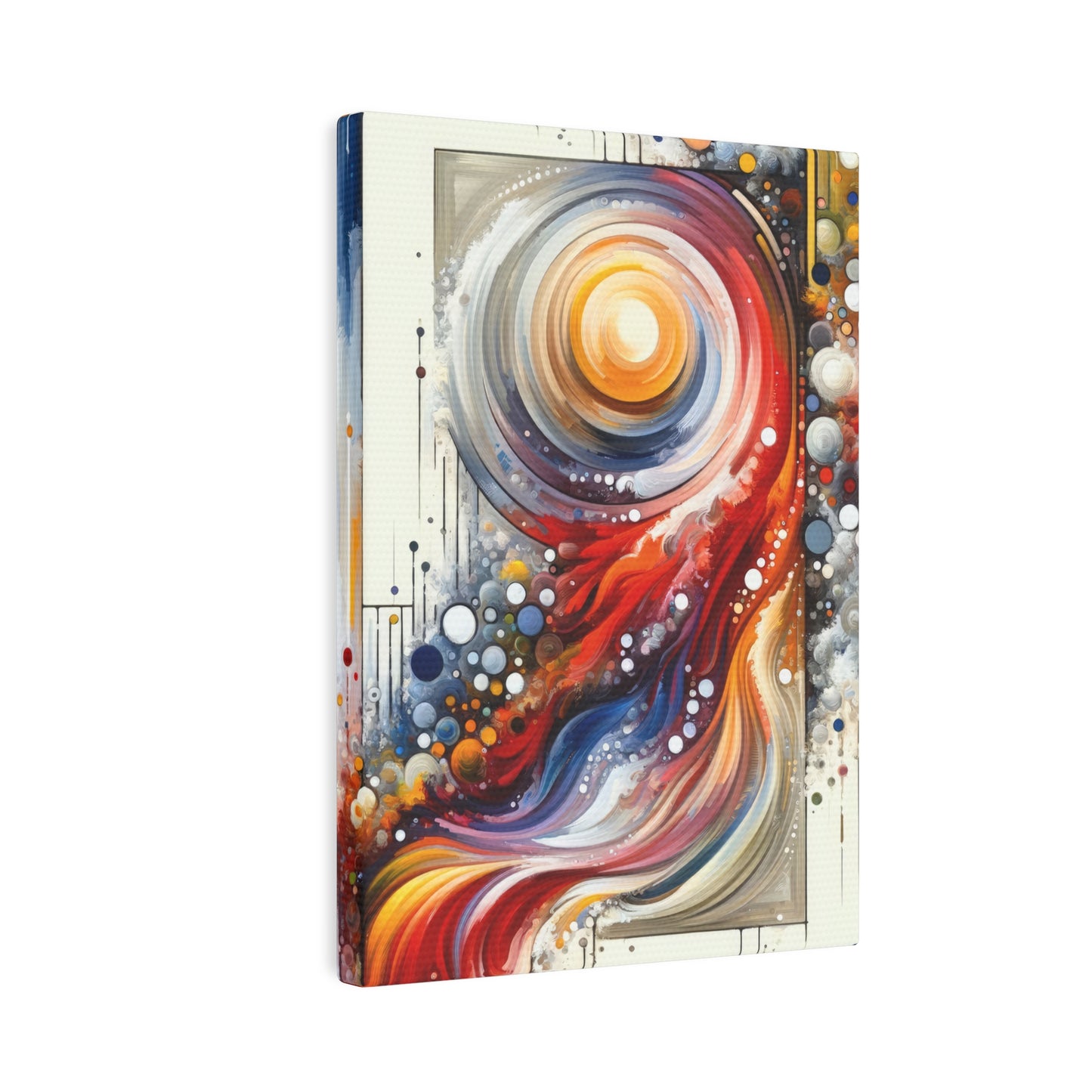 Harmonic Swirl Elegance Canvas Photo Tile