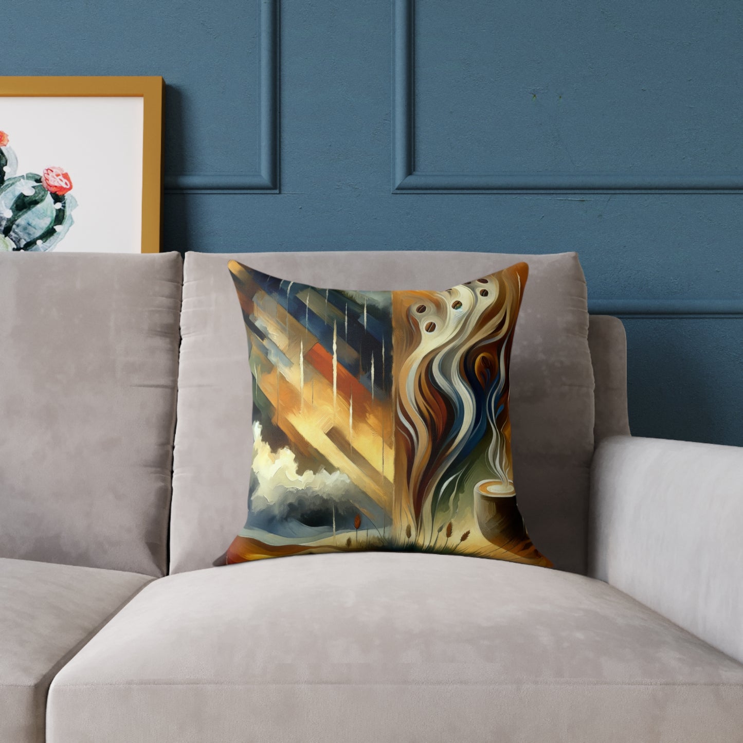 Aromatic Earth Encounter Spun Polyester Pillow
