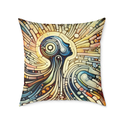 Inner Mosaic Kindness Spun Polyester Pillow
