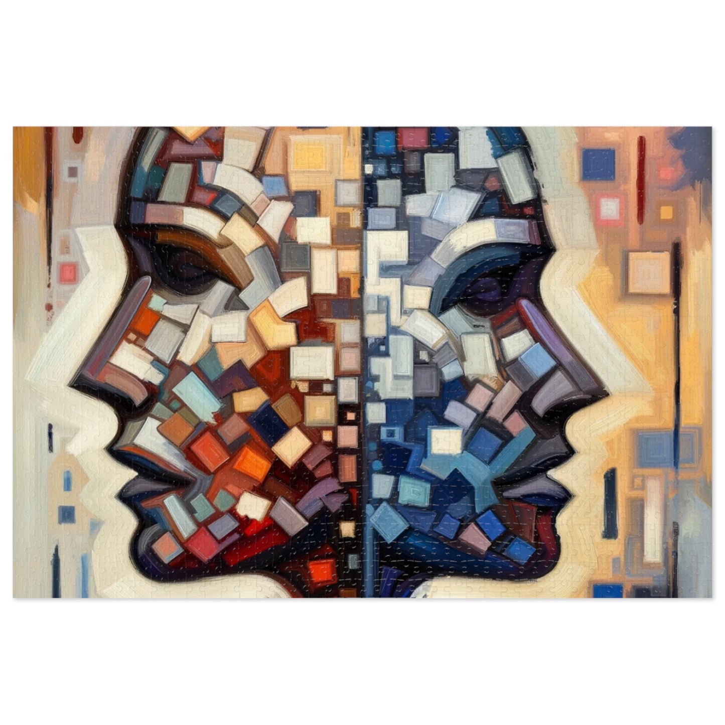 Identity Tachism Intersection Jigsaw Puzzle (30, 110, 252, 500,1000-Piece)