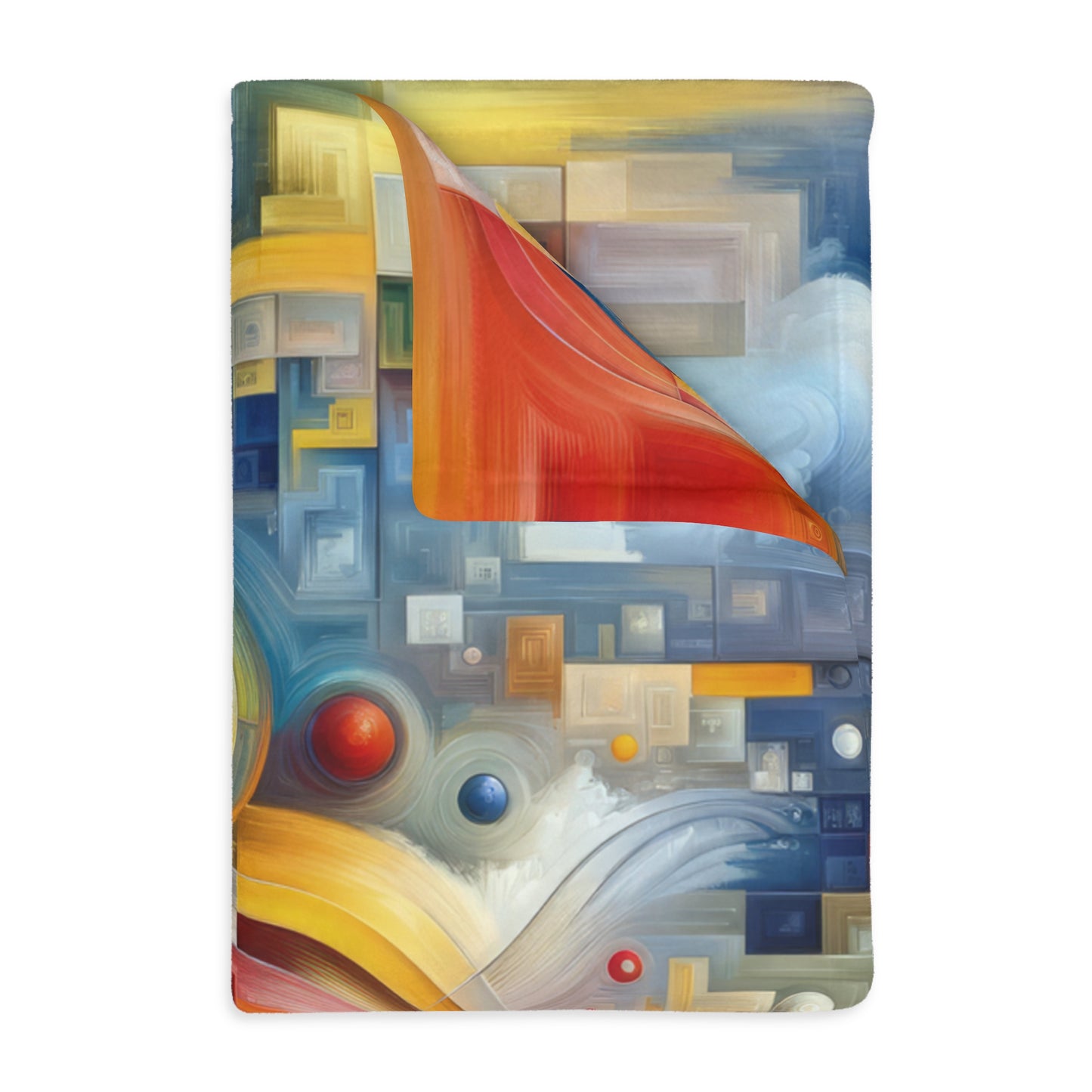 Coexistence Harmony Code Velveteen Microfiber Blanket (Two-sided print)
